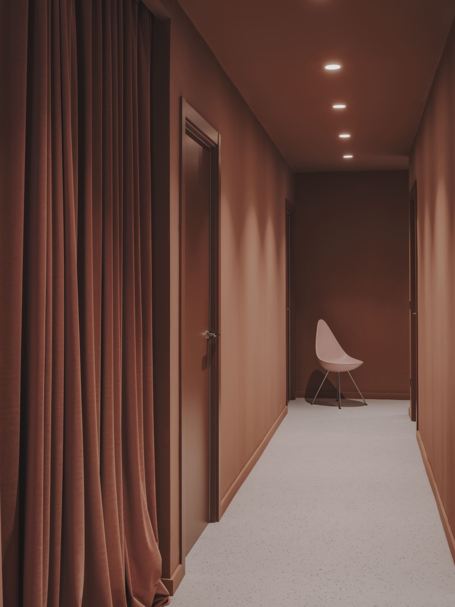 Contemporary wellness center inspired by art and holistic care